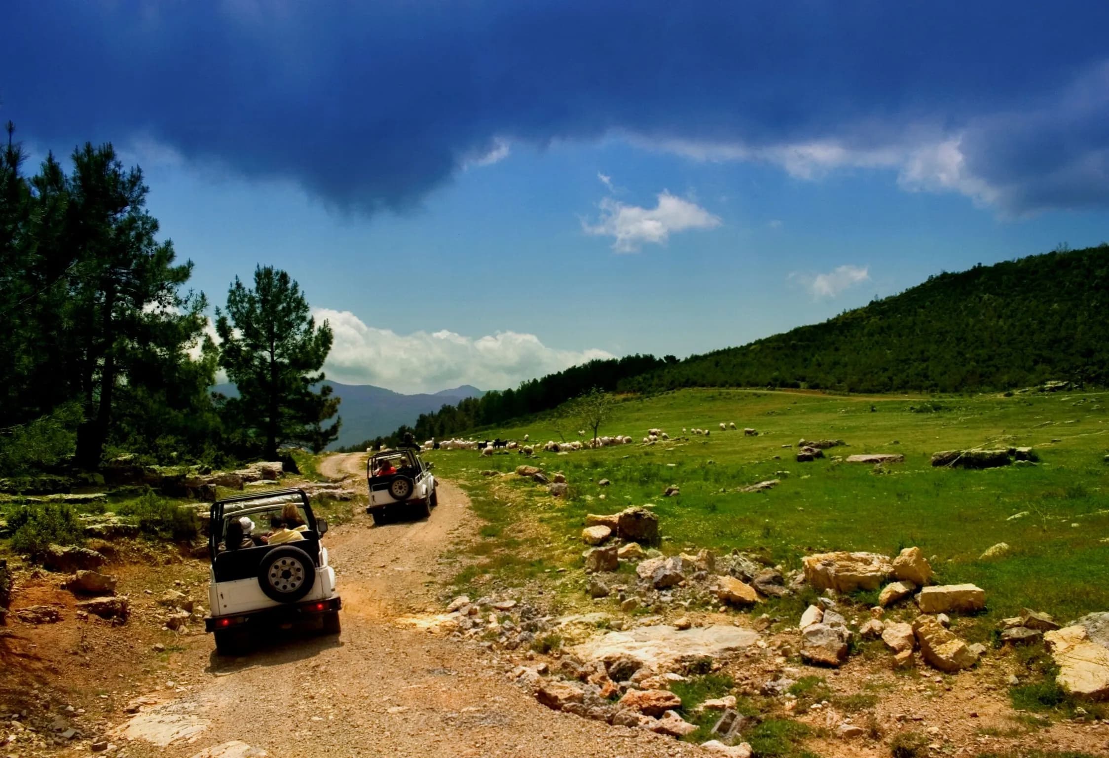 The mountains and gorges inland from Rethymno